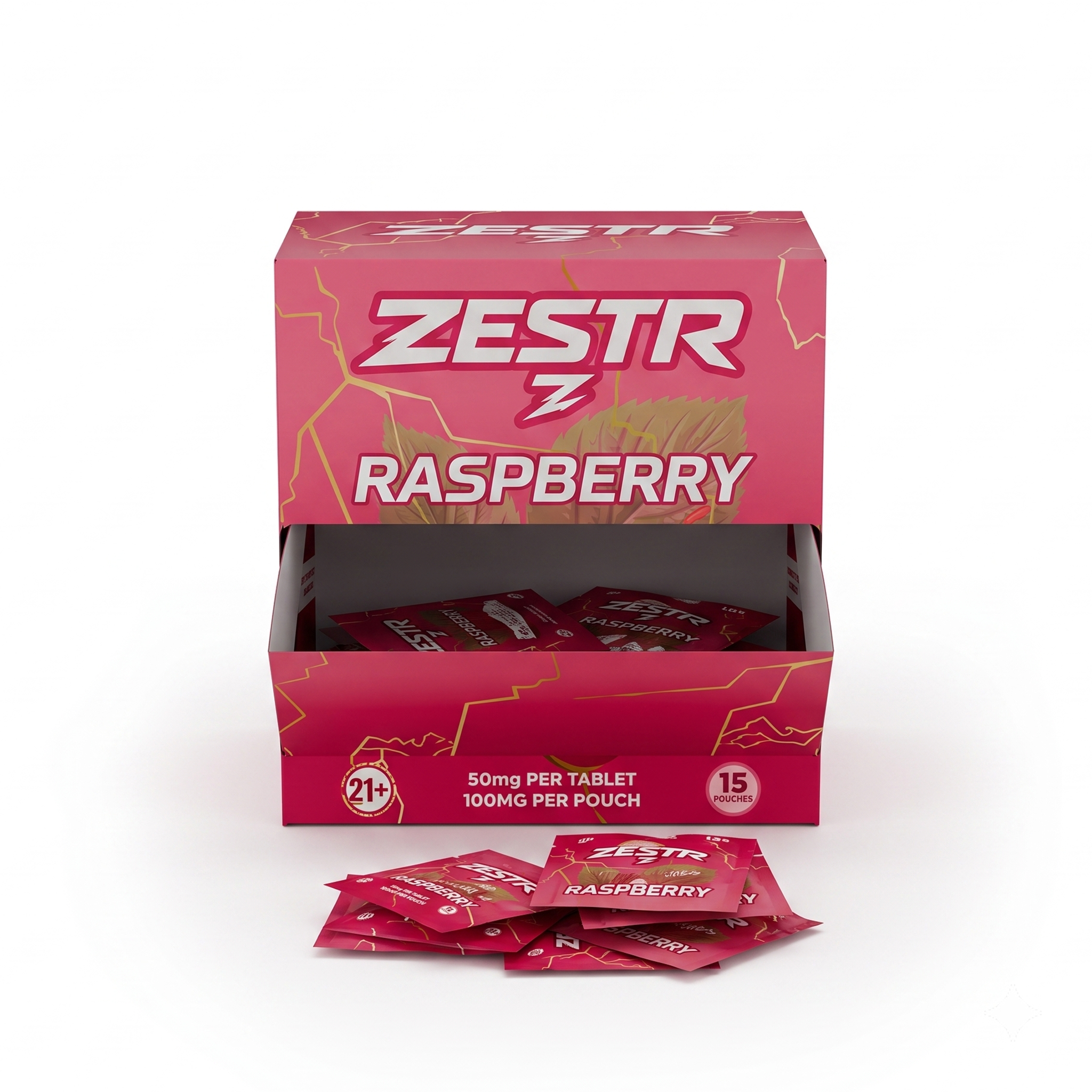 Zestr Raspberry 2ct Pouch
