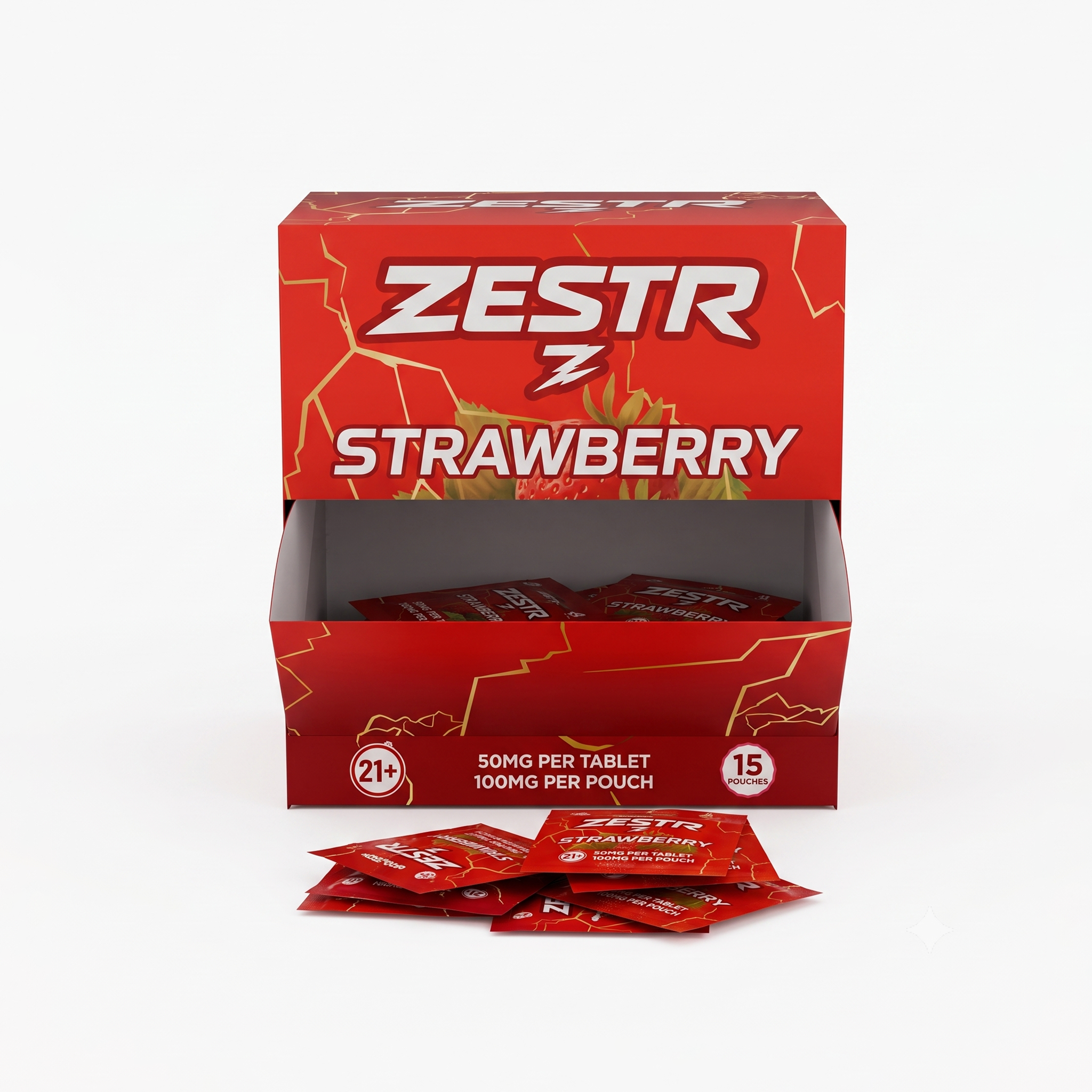 Zestr Strawberry 2ct Pouch